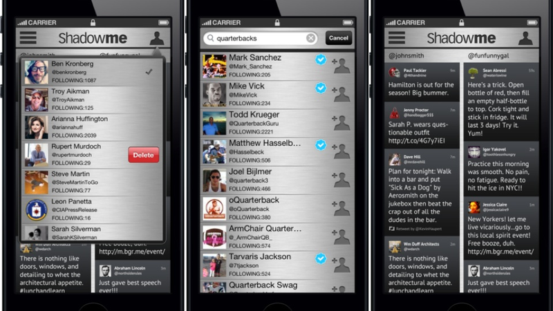 Illustration for article titled ShadowMe Lets You View Anyone’s Twitter Feed From Your iPhone